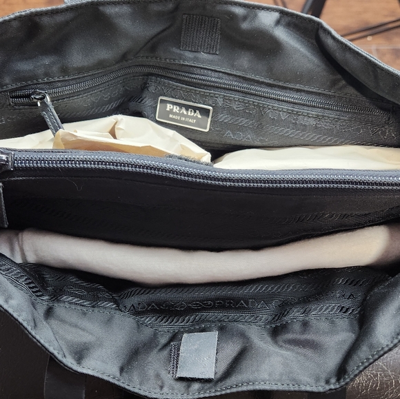 Prada Black Nylon Shoulder Bag - Picture 9 of 14